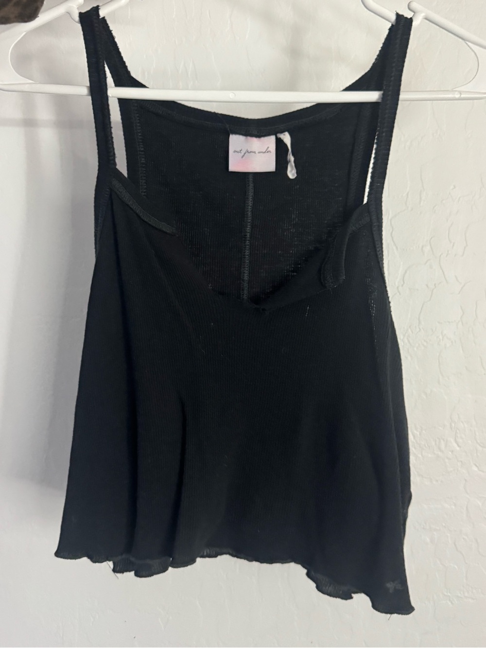 Urban Outfitters Black Ribbed Tank